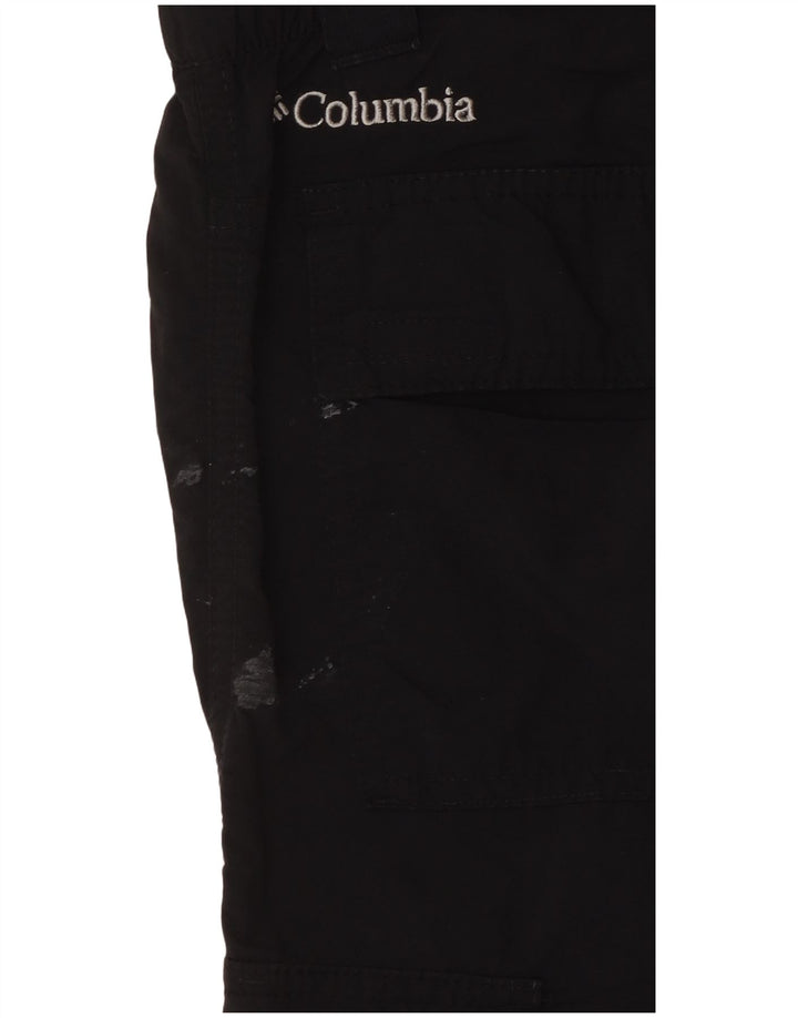 Columbia Herre Cargo Shorts W36 Stor sort nylon