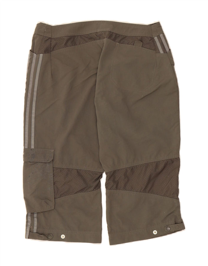 ADIDAS Womens Bermuda Cargo Shorts UK 16 Large W32  Grey Polyamide Vintage Adidas and Second-Hand Adidas from Messina Hembry 