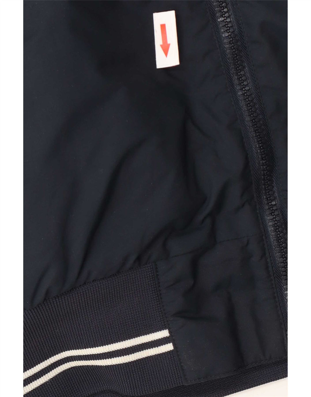 North Sails Herre Hooded Bomber Jacket UK 40 Large Navy Blue Polyamide
