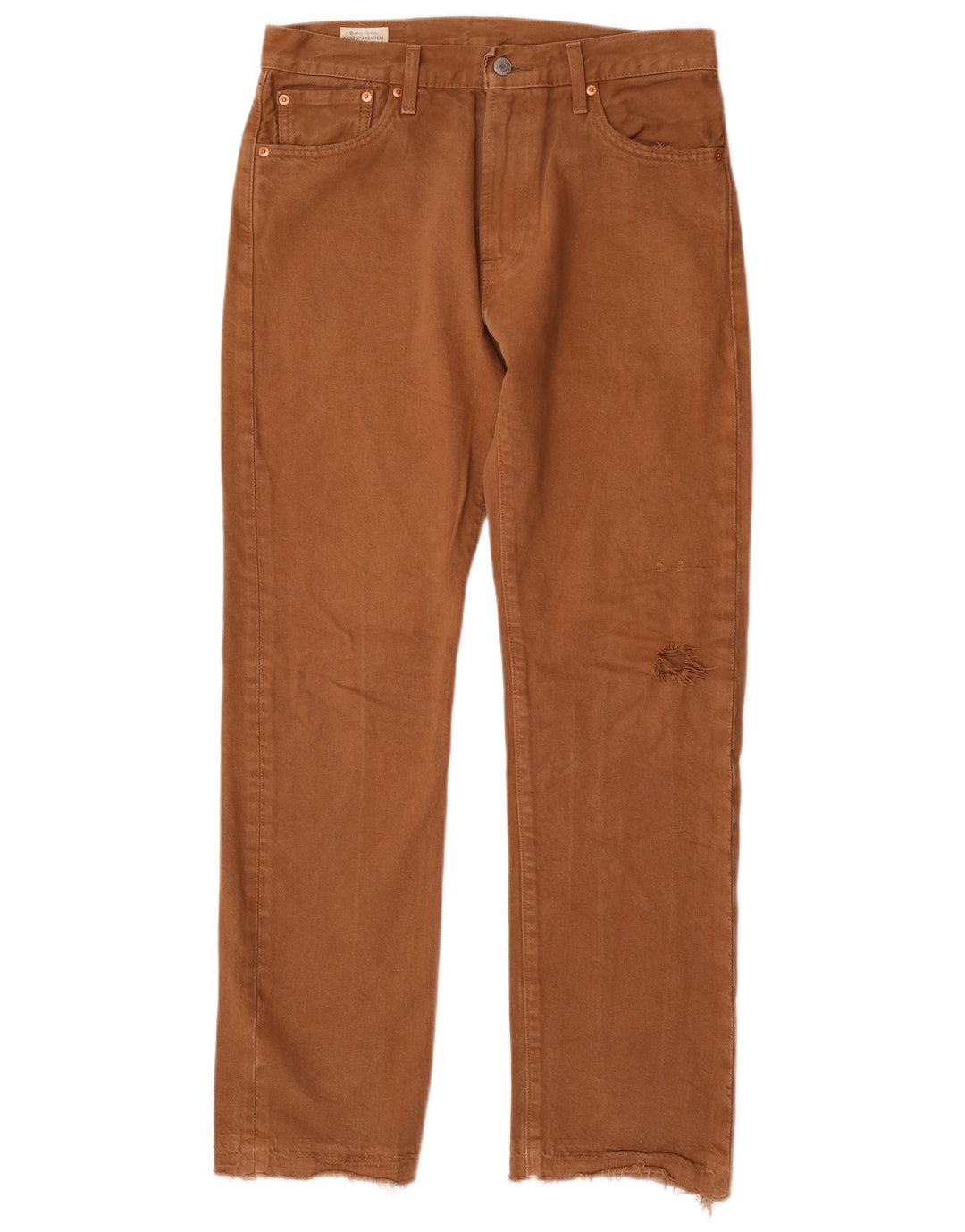 Levi's Herre 551 lige jeans W30 L32 brun bomuld