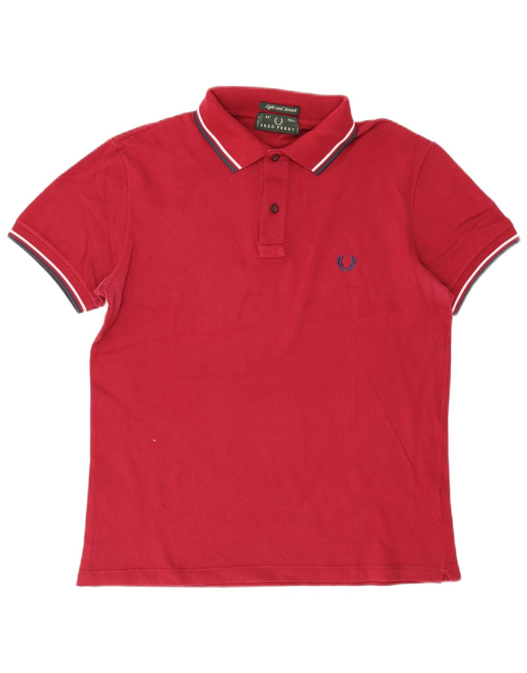 Fred Perry Herre poloshirt Medium Bourgogne stribet bomuld