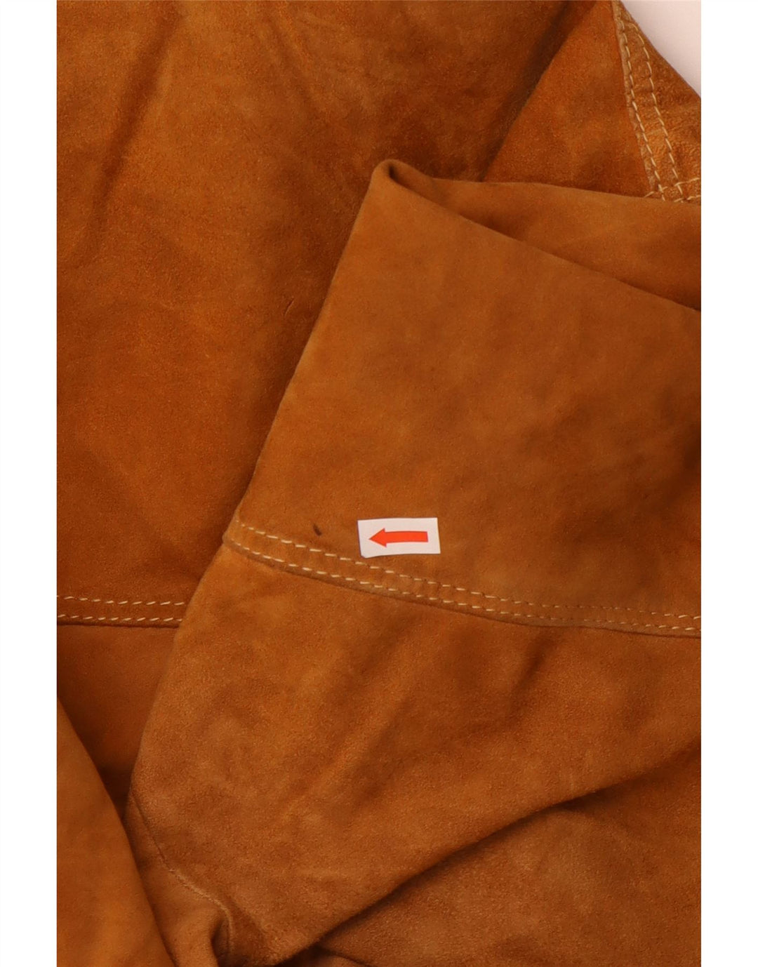 VINTAGE Herre ruskind bomberjakke UK 40 Large Beige