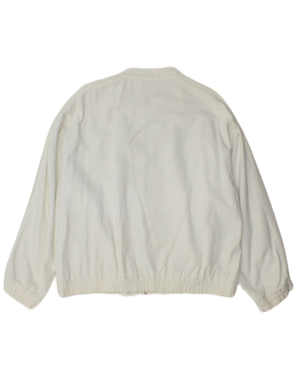Vintage Herre Utility Jacket UK 40 Large White Cotton