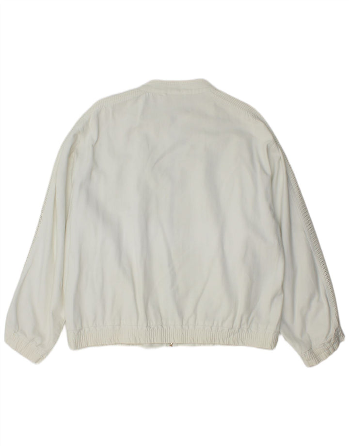 Vintage Herre Utility Jacket UK 40 Large White Cotton