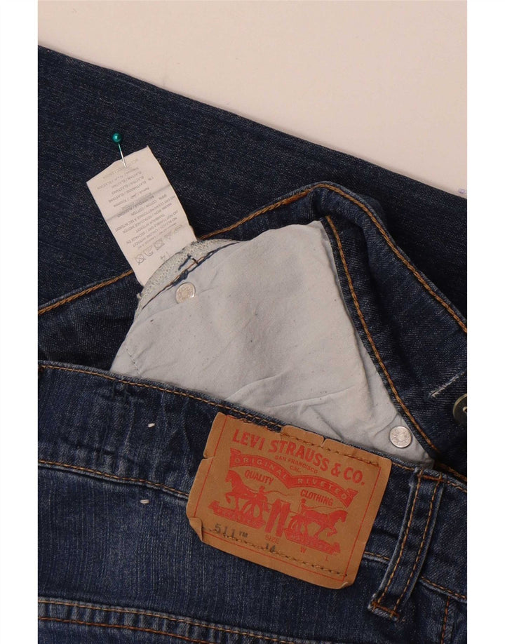 Levi's Boys 511 Slim Jeans 13-14 år W28 L30 Blå Bomuld