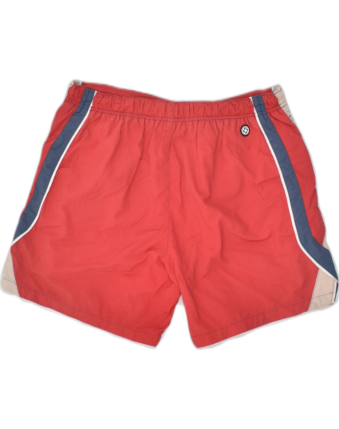 COLMAR Mens Swimming Shorts IT 54 2XL Red Colourblock Polyester | Vintage Colmar | Thrift | Second-Hand Colmar | Used Clothing | Messina Hembry 