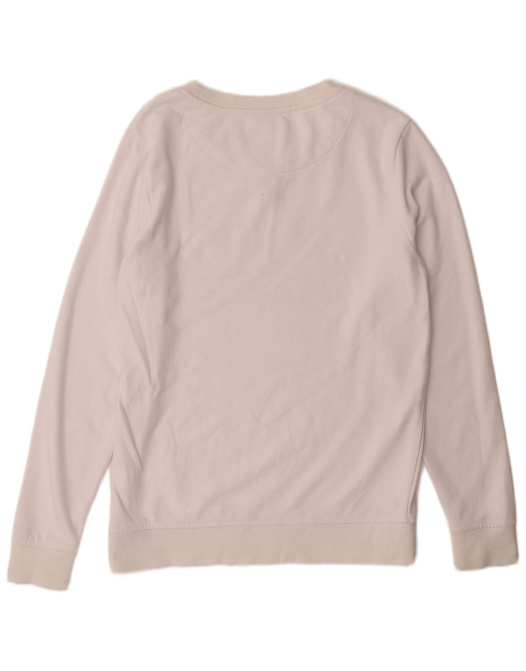 KAPPA Grafisk sweatshirt til mænd Medium hvid bomuld