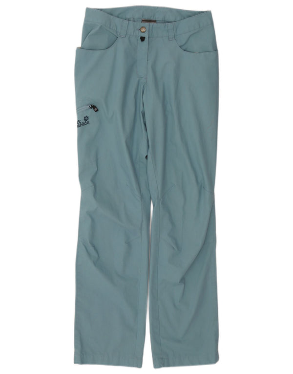 Jack Wolfskin Dame Straight Cargo Trousers UK 8/10 Small W27 L31 Blue