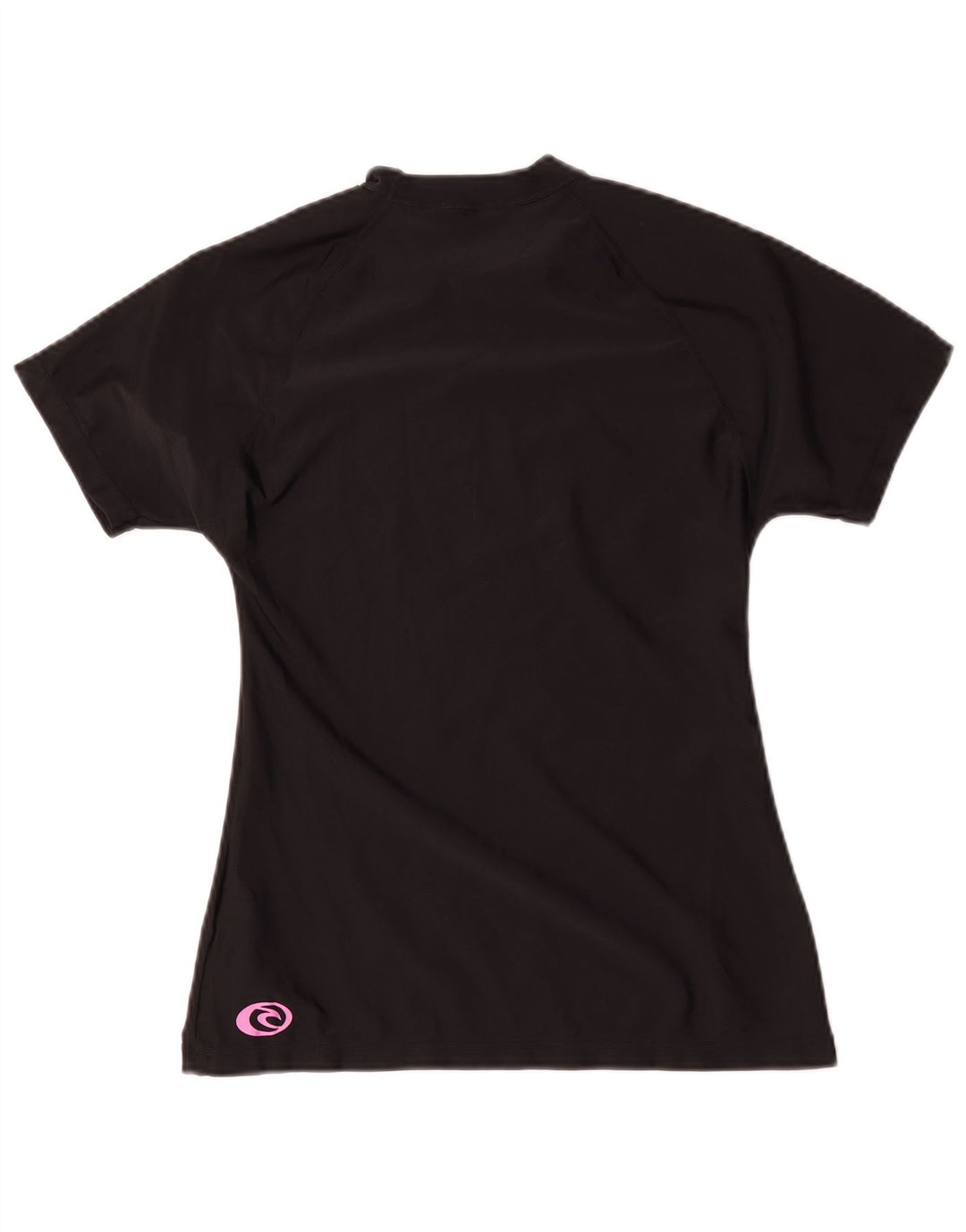 Rip Curl Dame Grafisk T-Shirt Top US 12 Stor Sort Polyamid