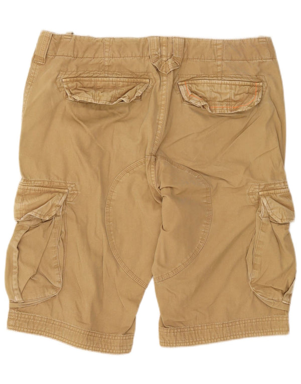 Superdry Herre Cargo Shorts Large W36 Beige Bomuld