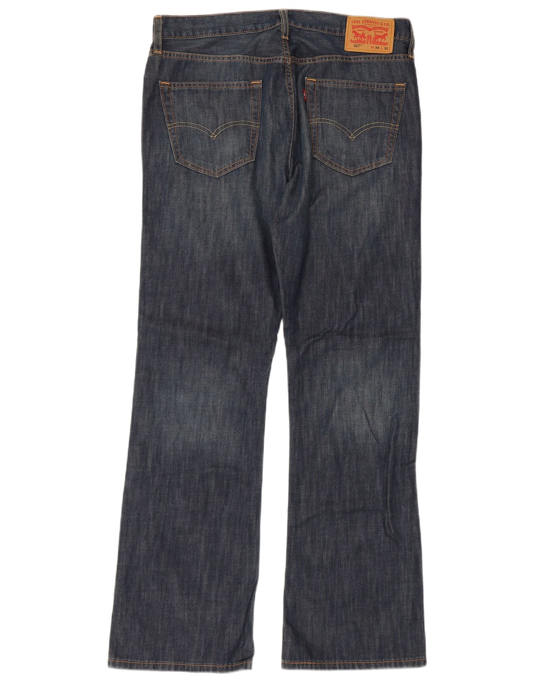 LEVI'S Herre 527 Bootcut Jeans W34 L32 Blå Bomuld