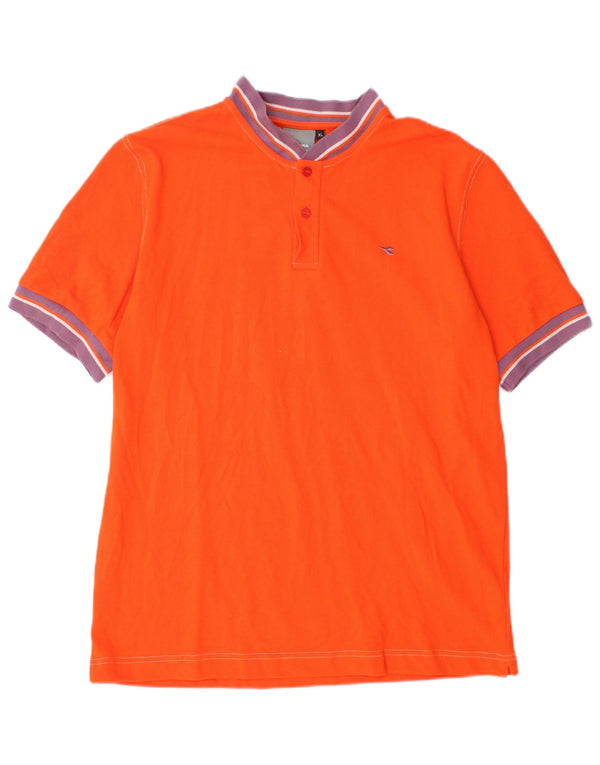 Diadora herre poloshirt XL orange bomuld