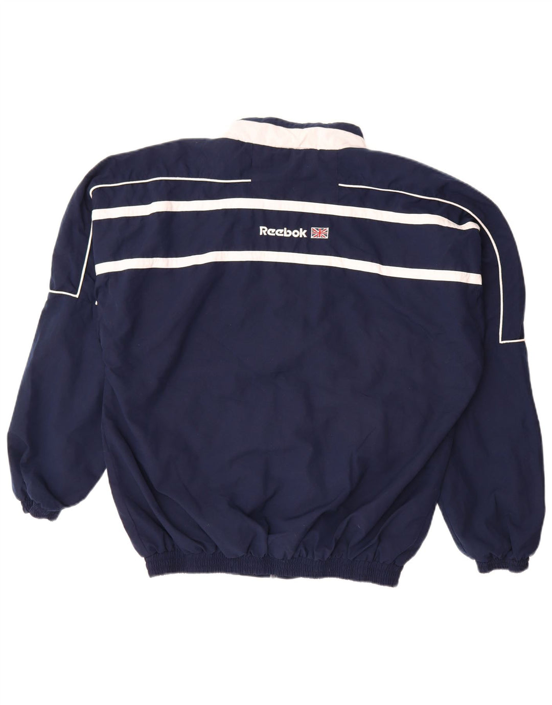 Reebok Herre grafisk træningsdragt Topjakke Stor Marineblå Colourblock