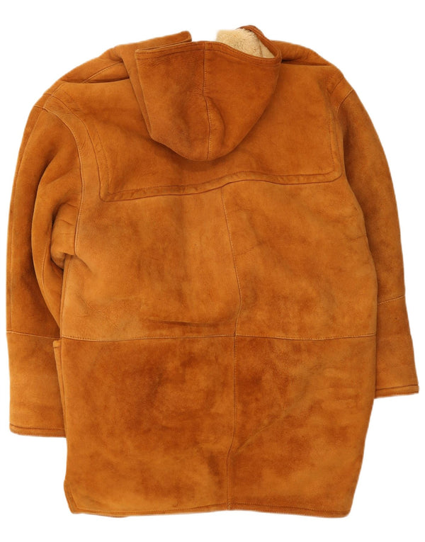 Gara Herre Shearling Overfrakke UK 40 Large Beige