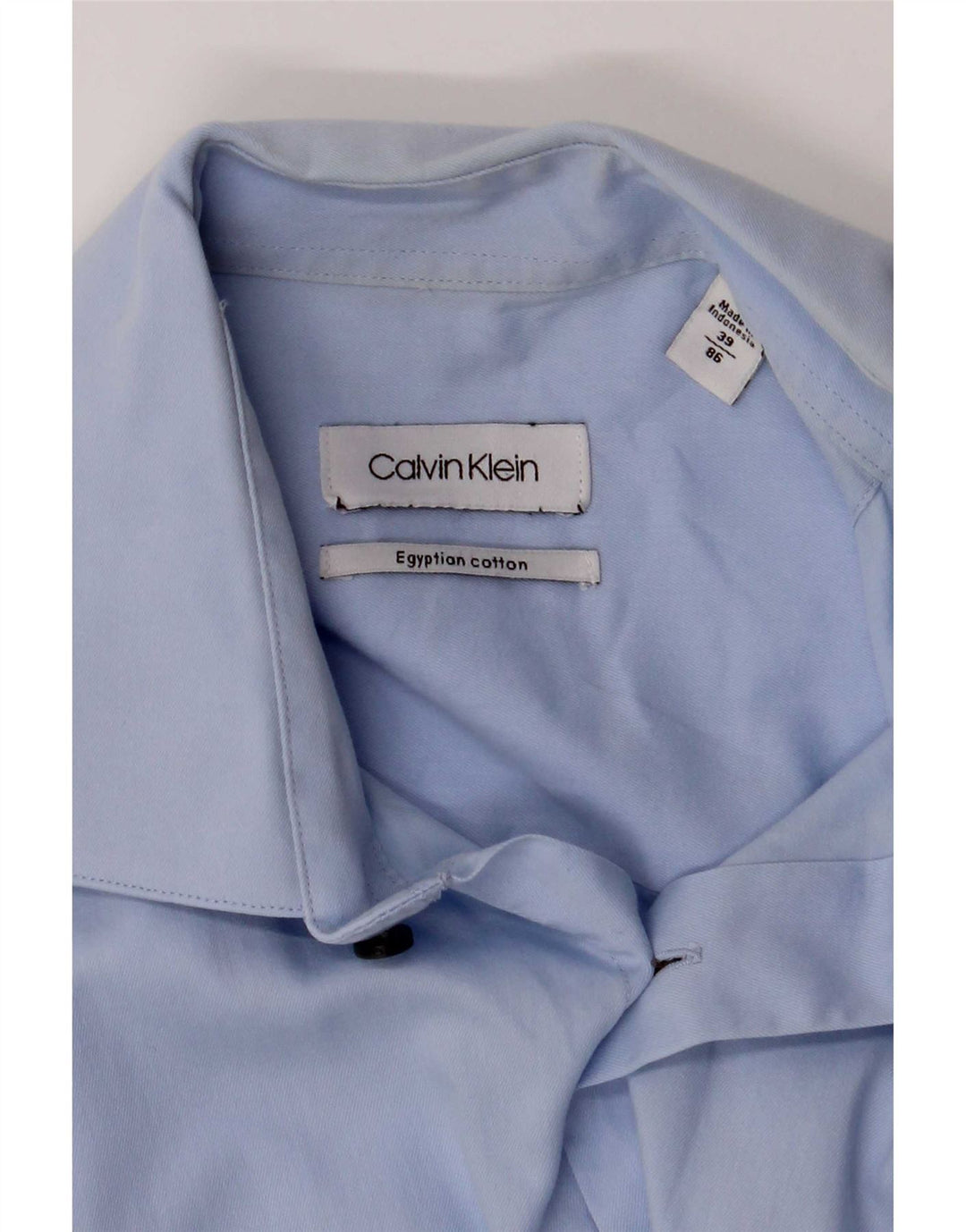 Calvin Klein Herreskjorte str. 39 Medium Blue Cotton