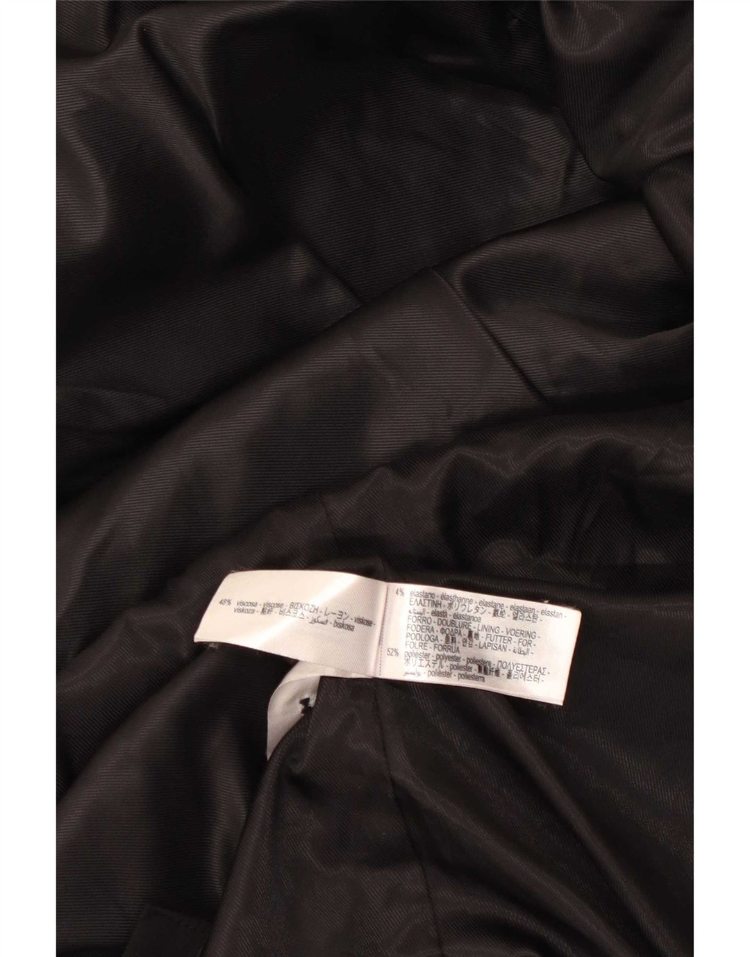 Zara Dame 2 Button Blazer Jacket UK 14 Medium Black Viscose