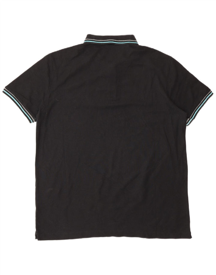 Lotto Herre Polo Shirt XL Sort Bomuld
