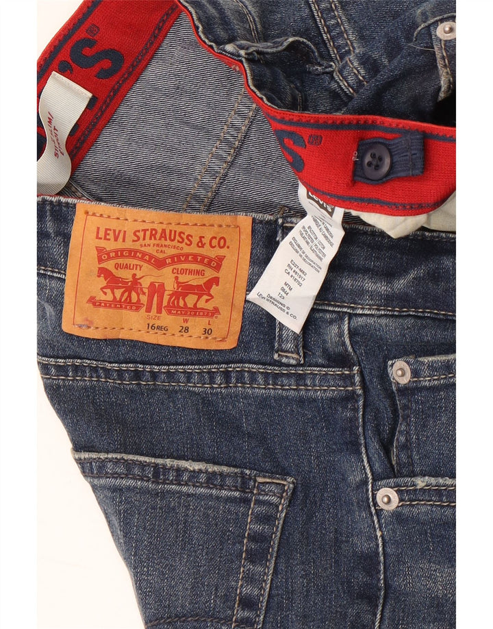 Levi's Boys 511 Slim Jeans 15-16 år W28 L30 Blå Bomuld