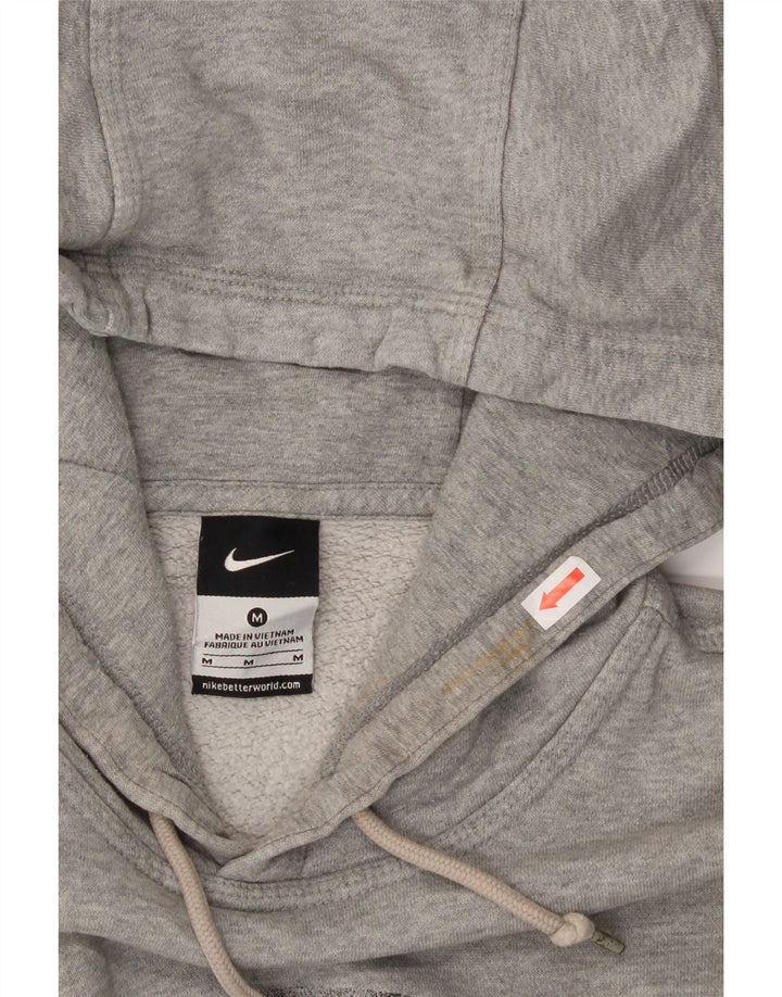 NIKE Mens Graphic Hoodie Jumper Medium Grey Cotton Vintage Nike and Second-Hand Nike from Messina Hembry 