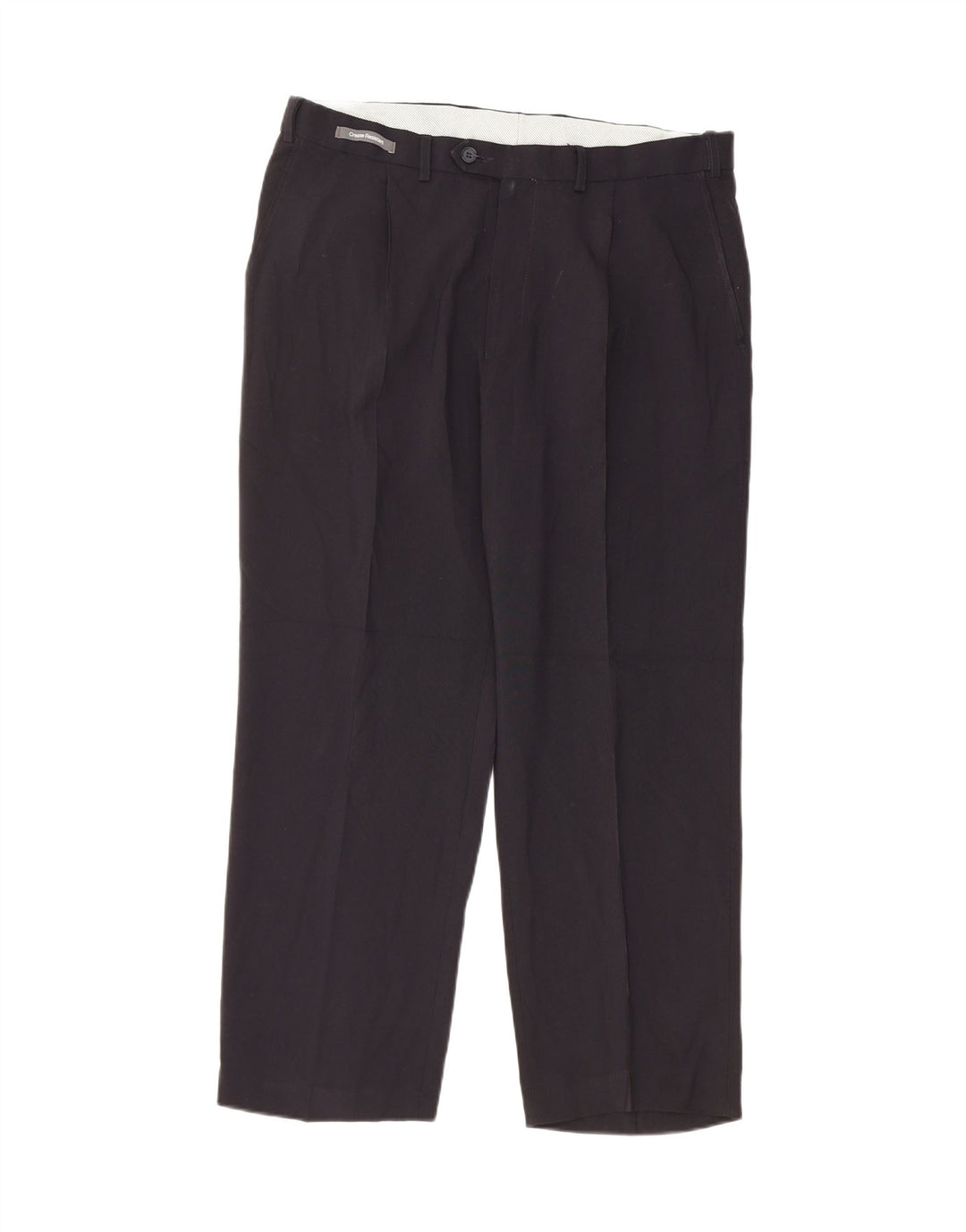 Marks & Spencer Herre Pegged Chino Bukser W36 L29 Navy Blue Classic