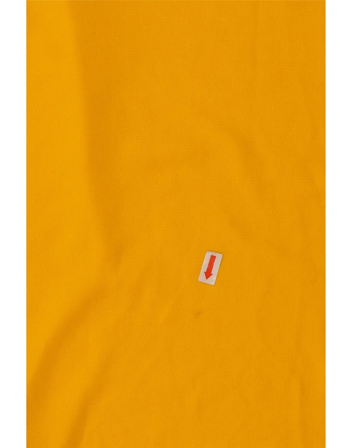 Nike Herre Dri Fit T-shirt Top XL Gul Colourblock Polyester