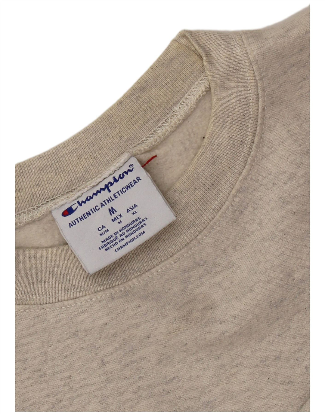 CHAMPION Womens Graphic Sweatshirt Jumper UK 14 Medium Grey