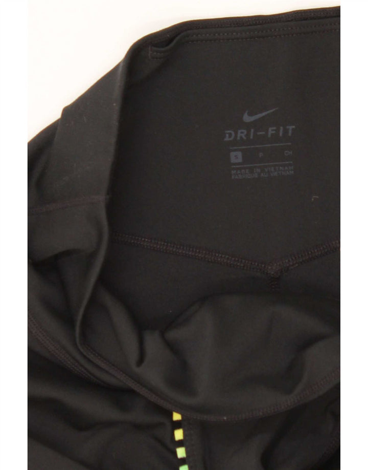 Nike Dame Dri Fit Leggings UK 8 Lille Sort