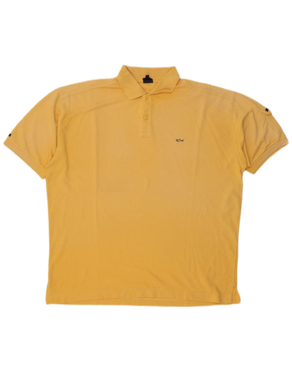 PAUL & SHARK Herre Yachting Polo Shirt 2XL Gul Bomuld