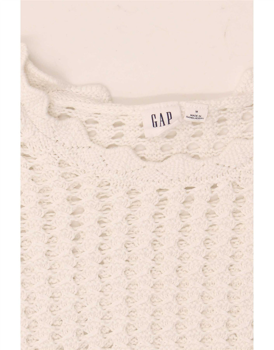Gap hæklet bluse til kvinder DK 14 Medium White