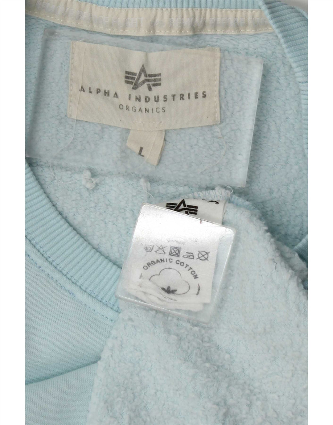 Alpha Industries Sweatshirt til mænd, stor blå
