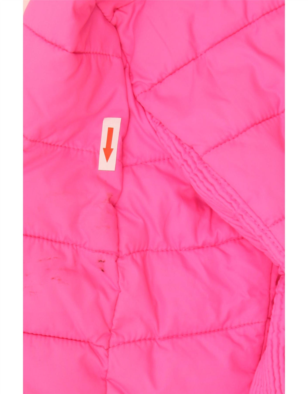 Superdry Polstret hættejakke til kvinder UK 14 Large Pink Polyester