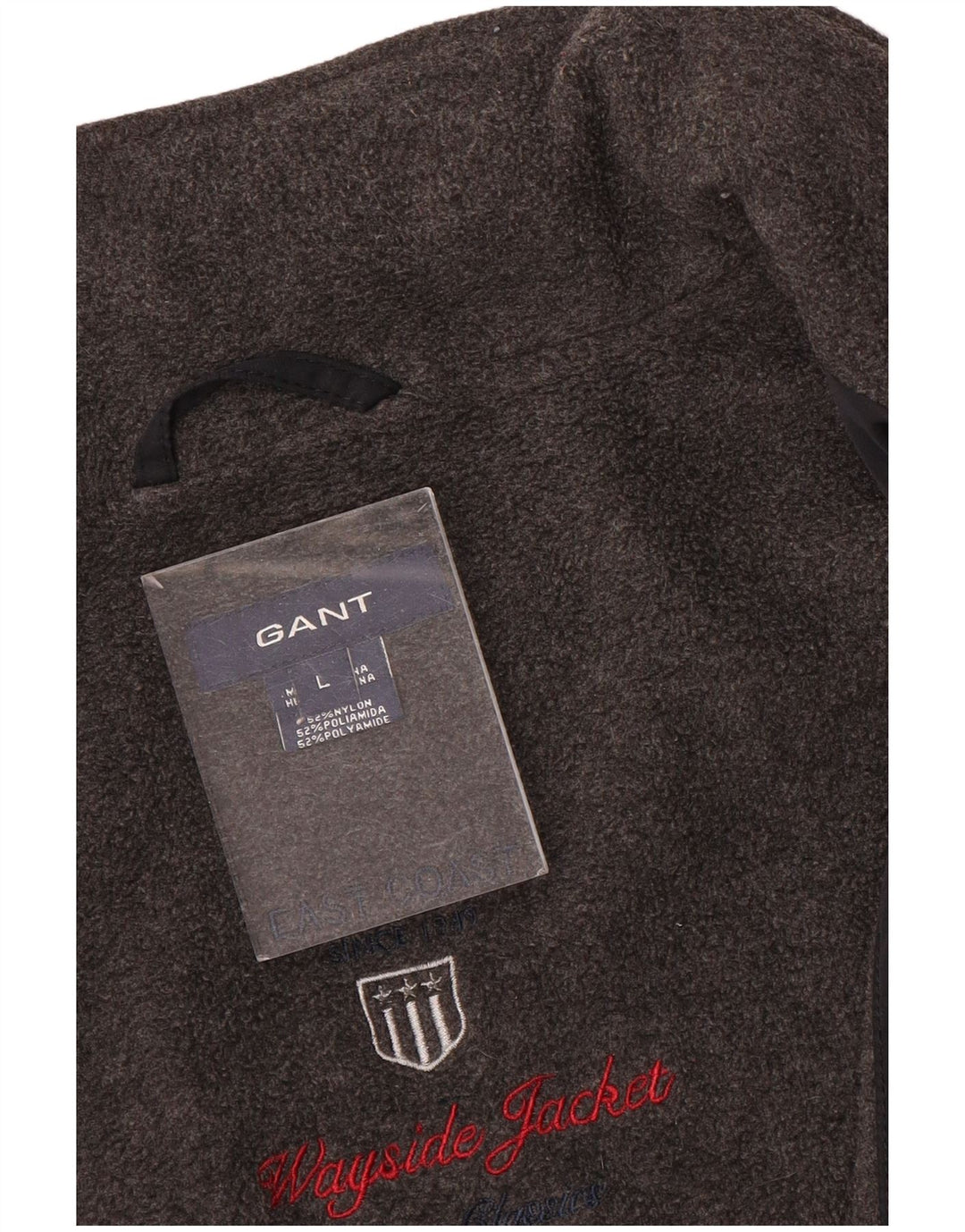 Gant Bomber Jacket UK 40 Stor Sort Nylon