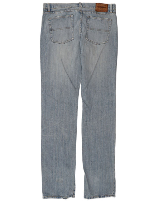 Ralph Lauren Dame Slim Jeans US 12 Large W34 L37 Blå Bomuld
