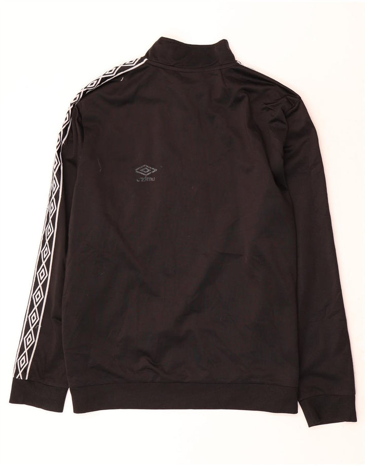 Umbro Herre Grafisk Pullover Træningsdragt Top 2XL Sort Geometrisk Polyester