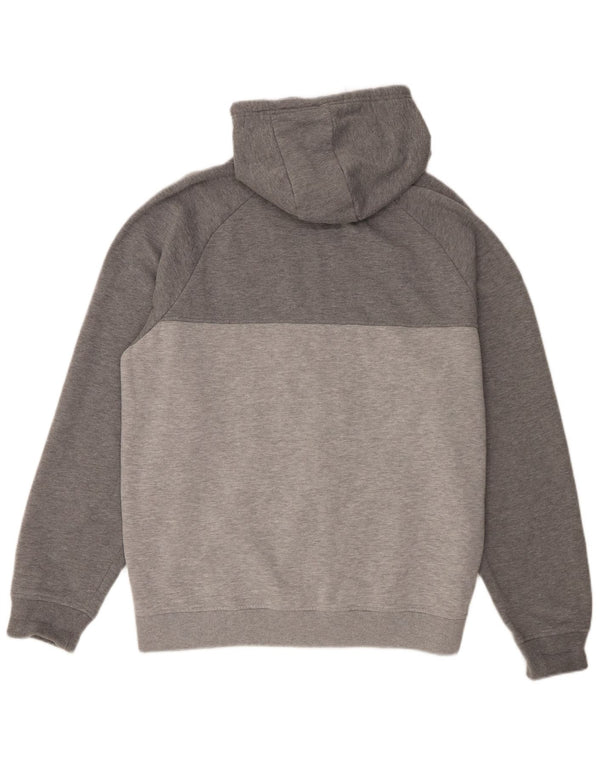 Fila Hættetrøje med lynlås til mænd 2XL Grå Colourblock Bomuld