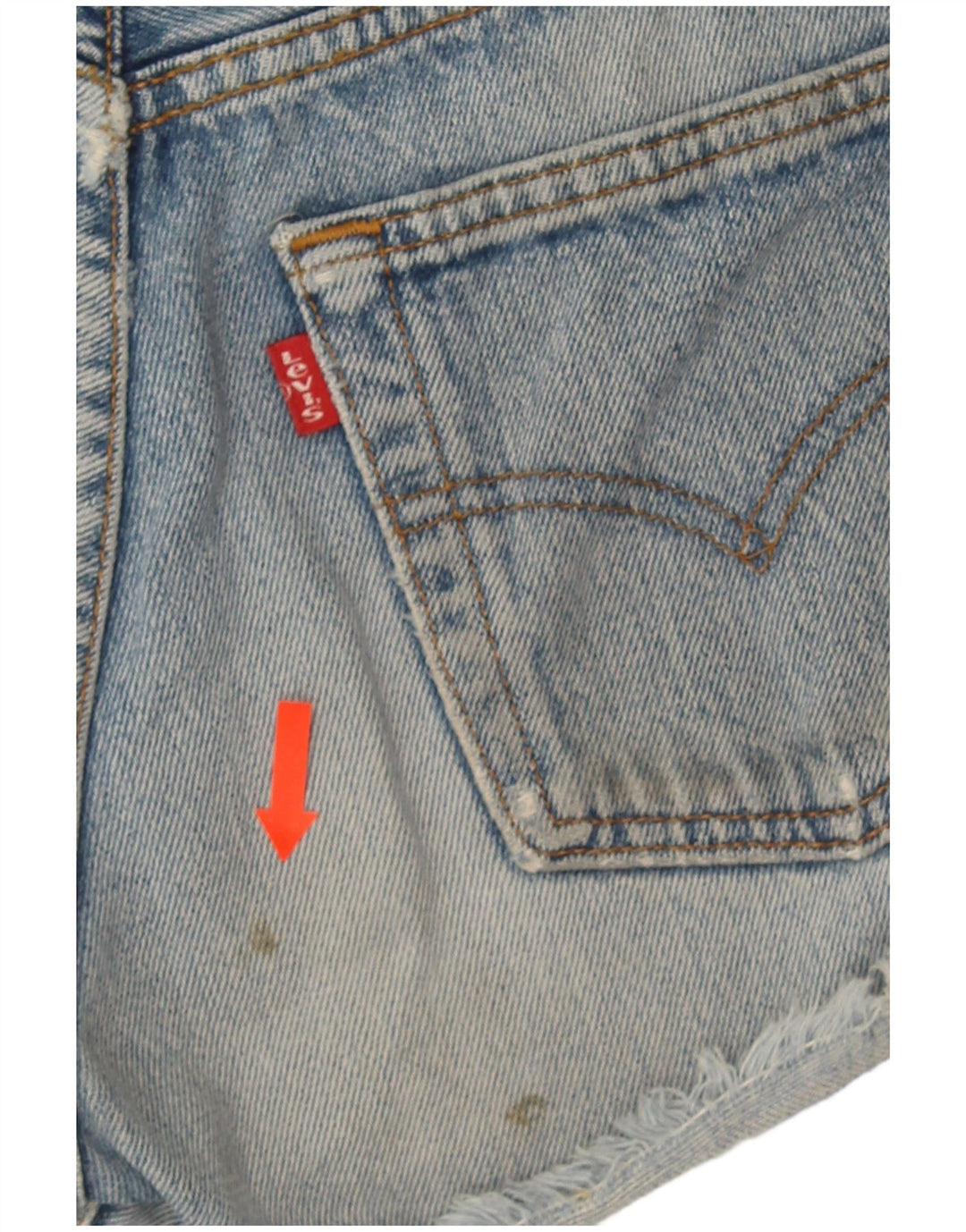 Levi's denimshorts til kvinder W26 Small Blue
