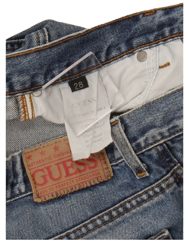 Guess Dame Bootcut Jeans W28 L30 Blå Bomuld