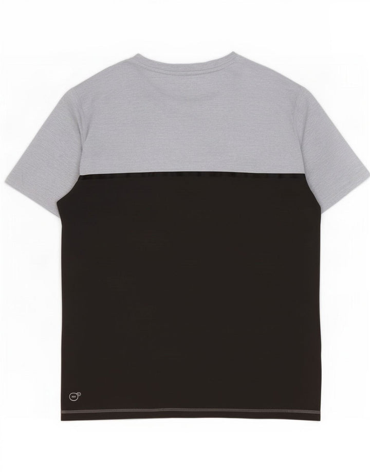 Puma Herre T-Shirt Top Lille Grå Colourblock Polyester