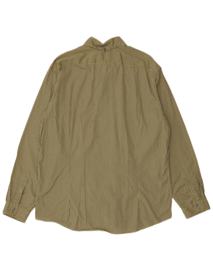 Lacoste herreskjorte str. 44 XL Gul ternet bomuld