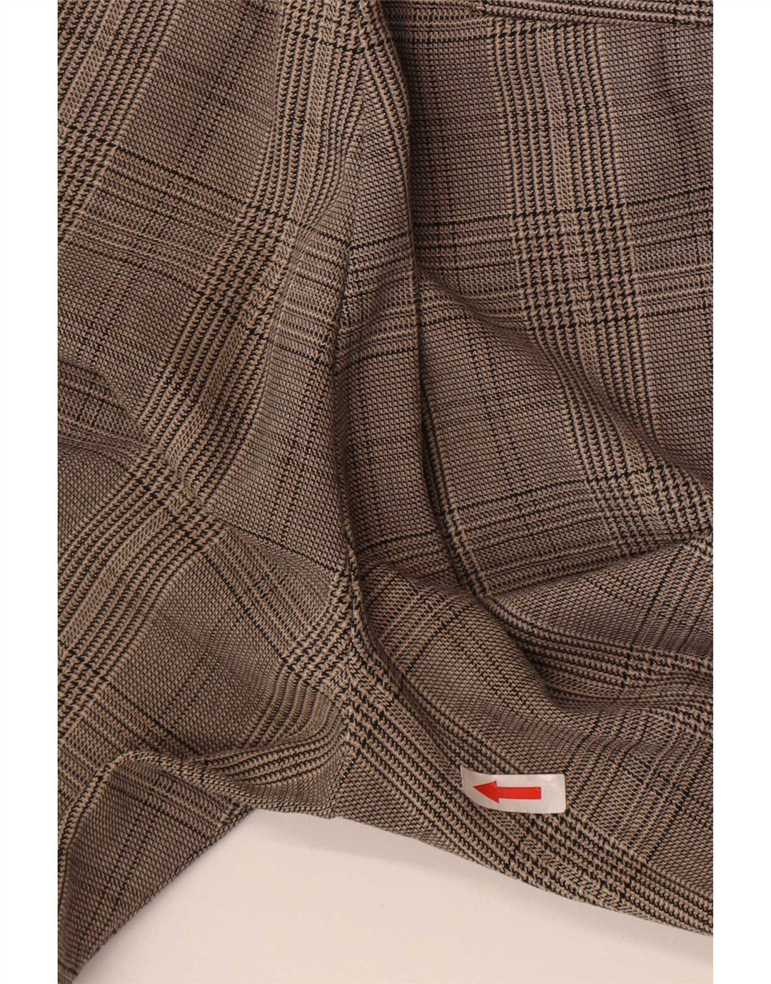 Zara Dame Slim Chino Bukser Small W26 L25 Grå ternet