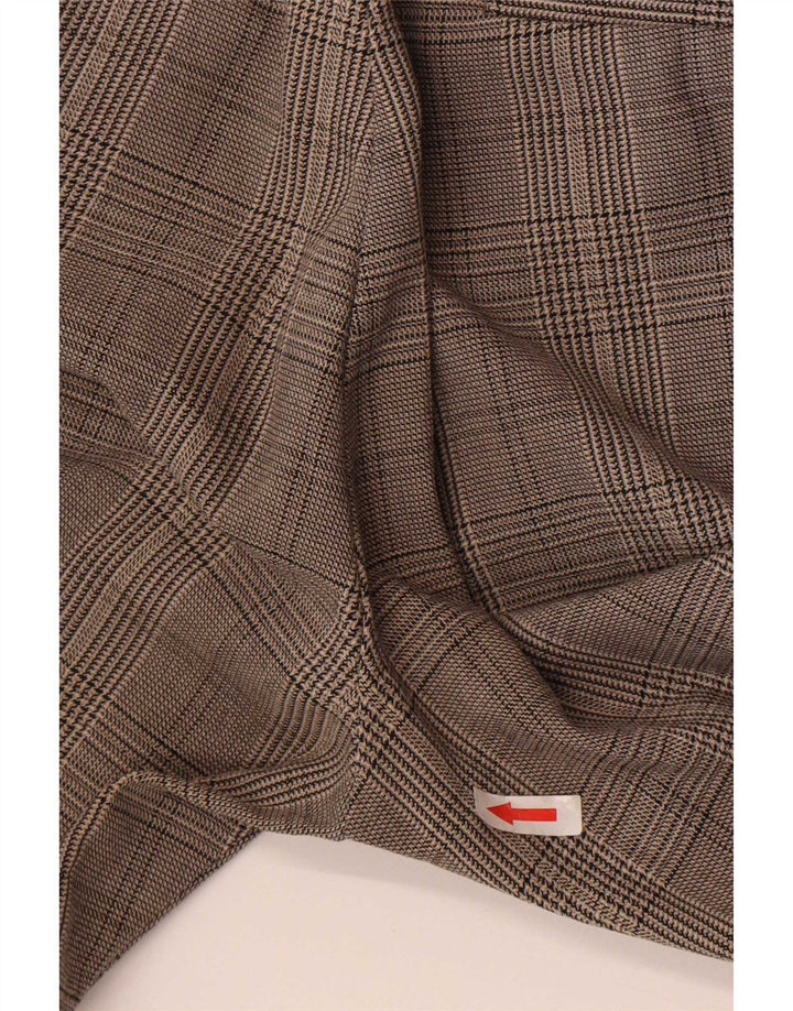 Zara Dame Slim Chino Bukser Small W26 L25 Grå ternet