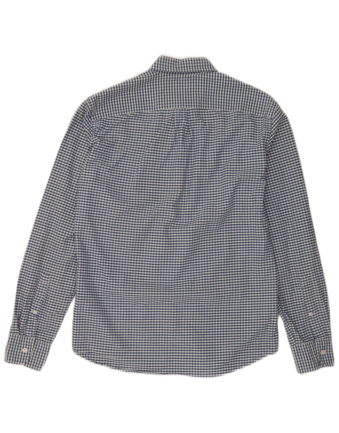 J. CREW Herre Slim Fit skjorte Medium Blue Gingham Cotton