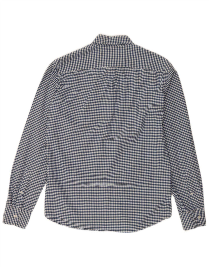 J. CREW Herre Slim Fit skjorte Medium Blue Gingham Cotton