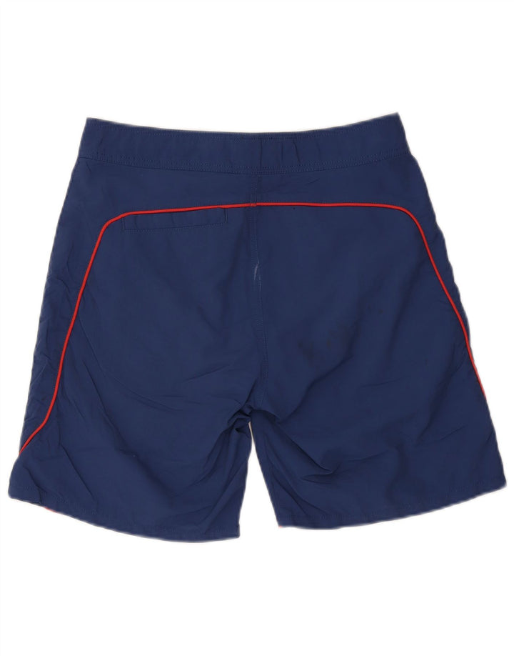 Woolrich Herre grafiske svømmeshorts Medium marineblå nylon