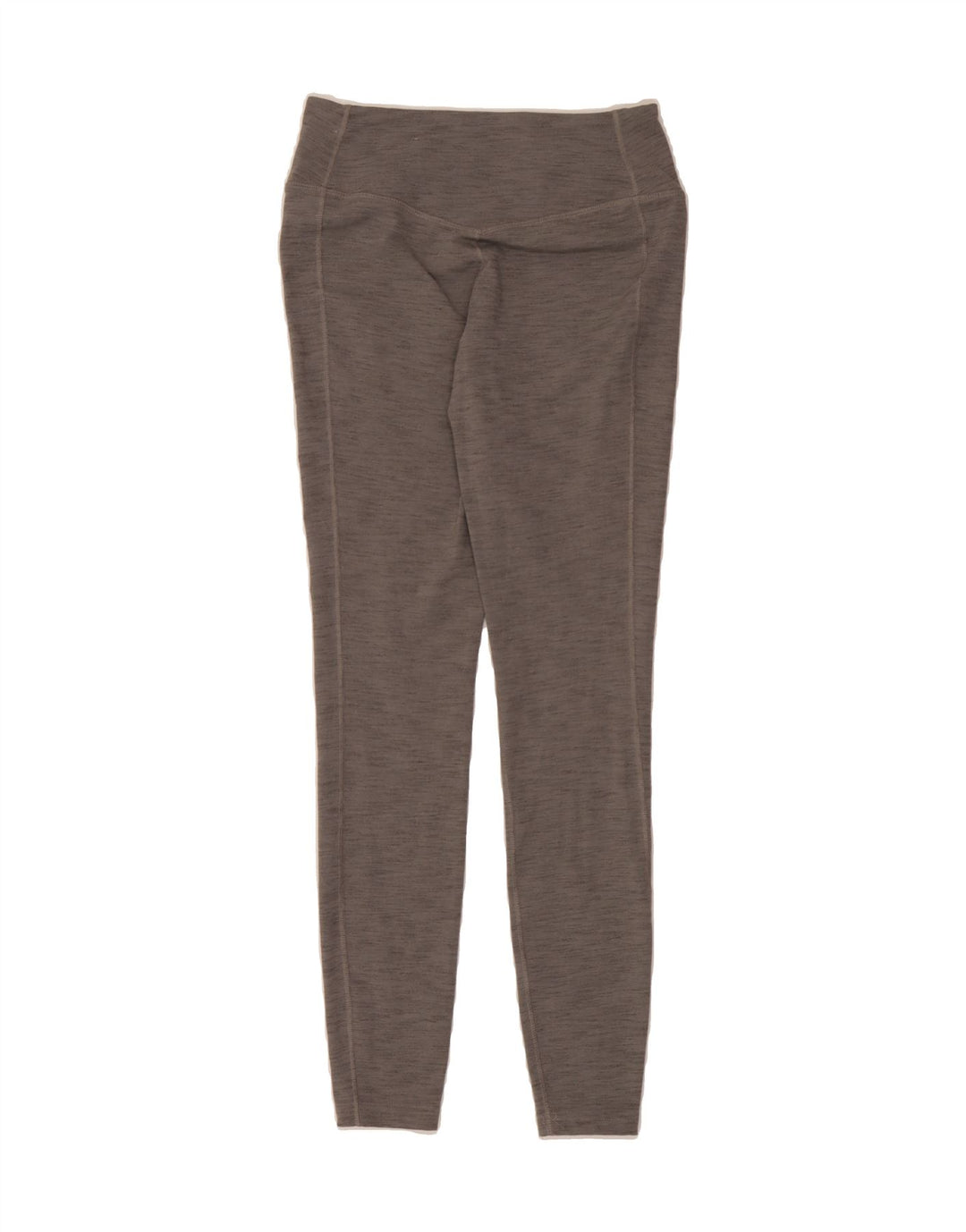 NIKE Womens Dri Fit Leggings UK 12 Medium  Grey Flecked Nylon Vintage Nike and Second-Hand Nike from Messina Hembry 
