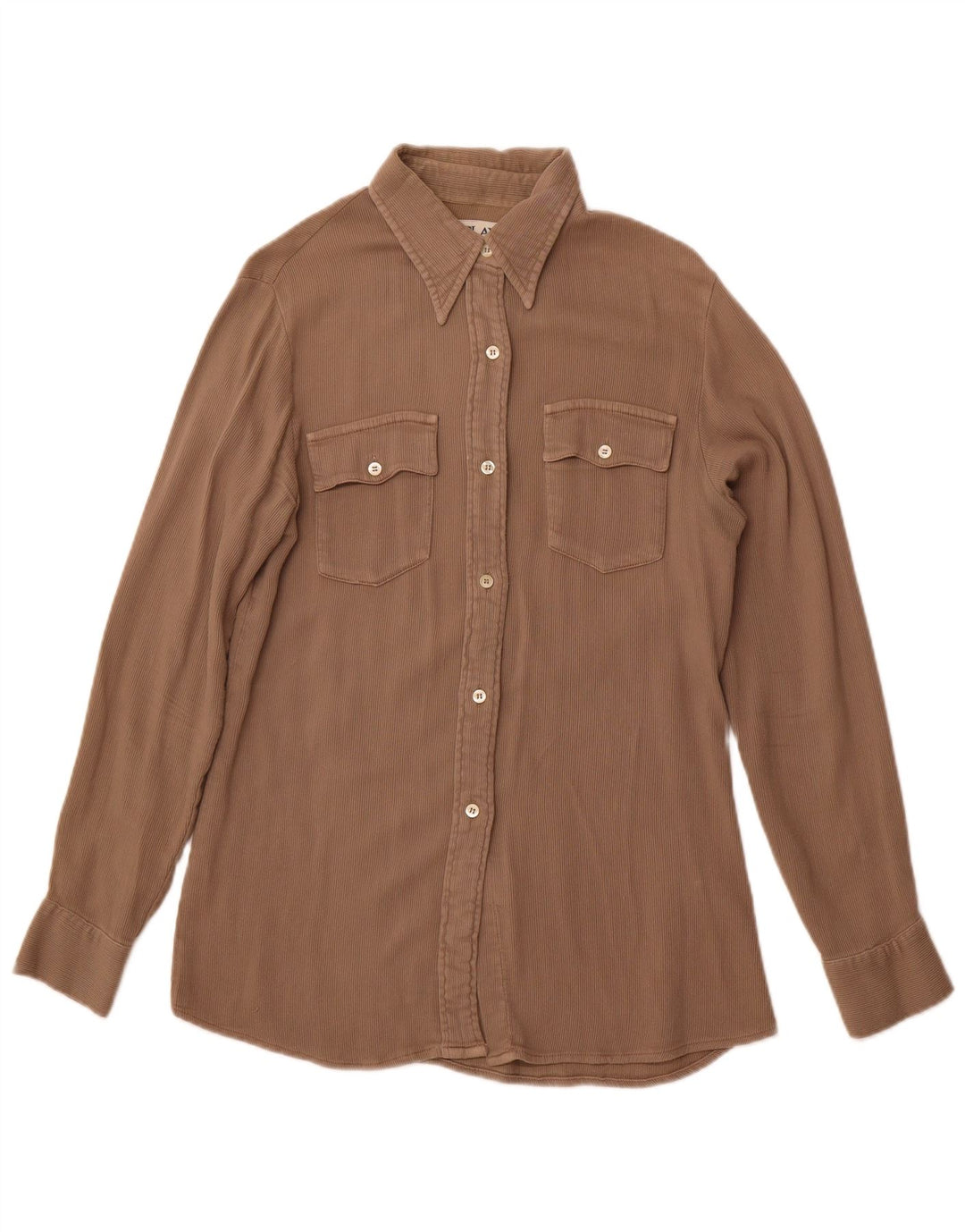 REPLAY Dameskjorte UK 12 Medium Brown