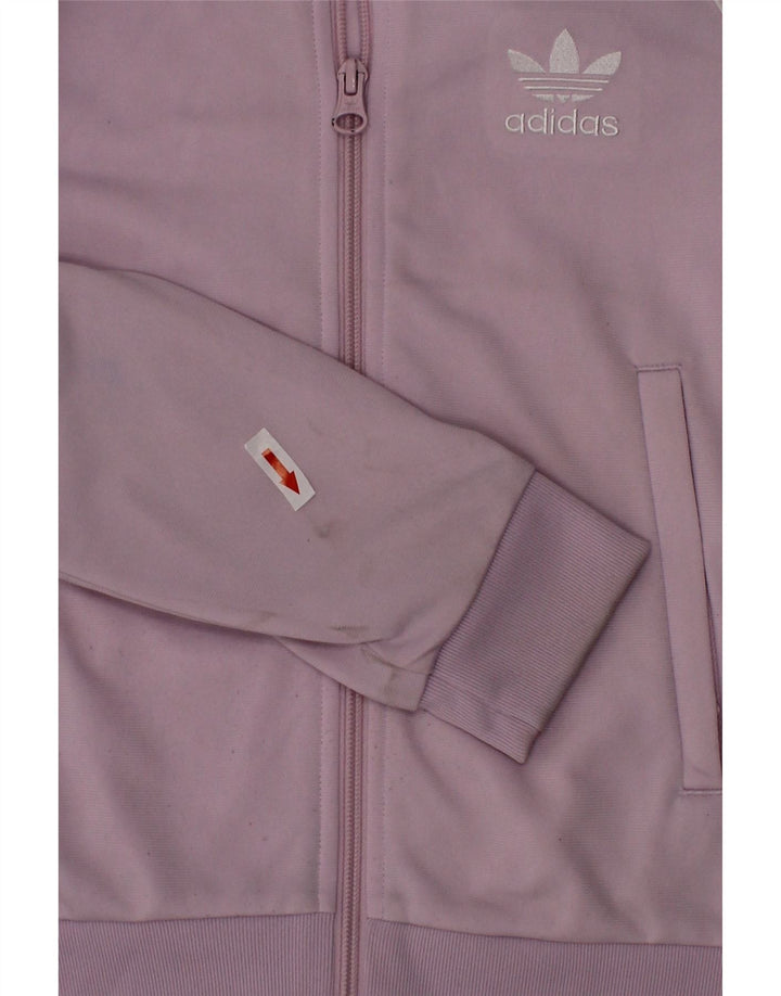 ADIDAS Pigetræningsdragt Topjakke 7-8 år Lilla polyester