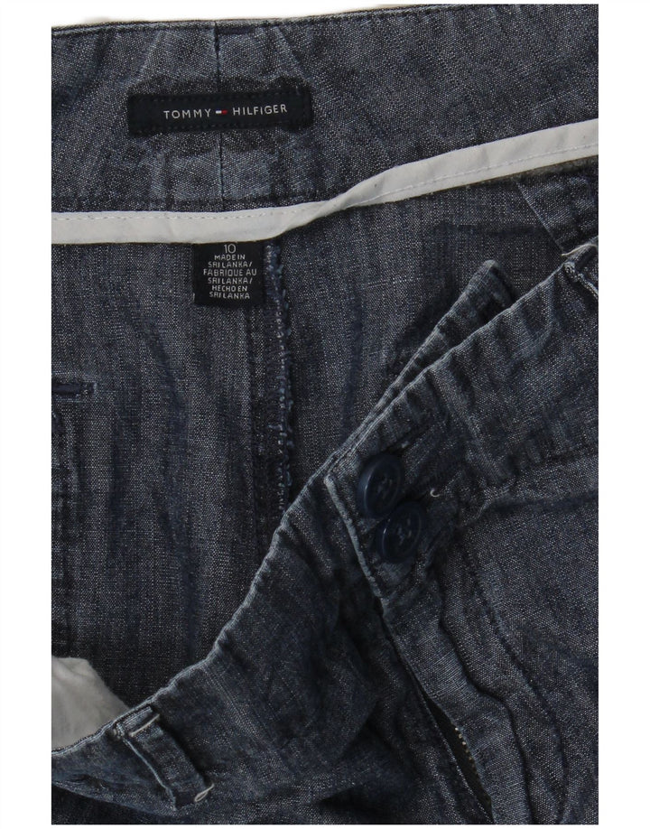 TOMMY HILFIGER Chino Shorts til kvinder US 10 Large W36 Navy Blue