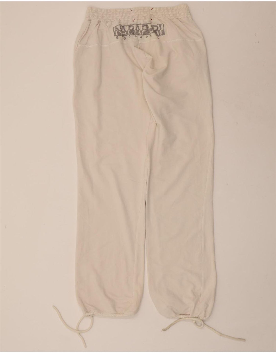 NAPAPIJRI Grafisk træningsdragtbukser til kvinder Joggers UK 12 Medium White