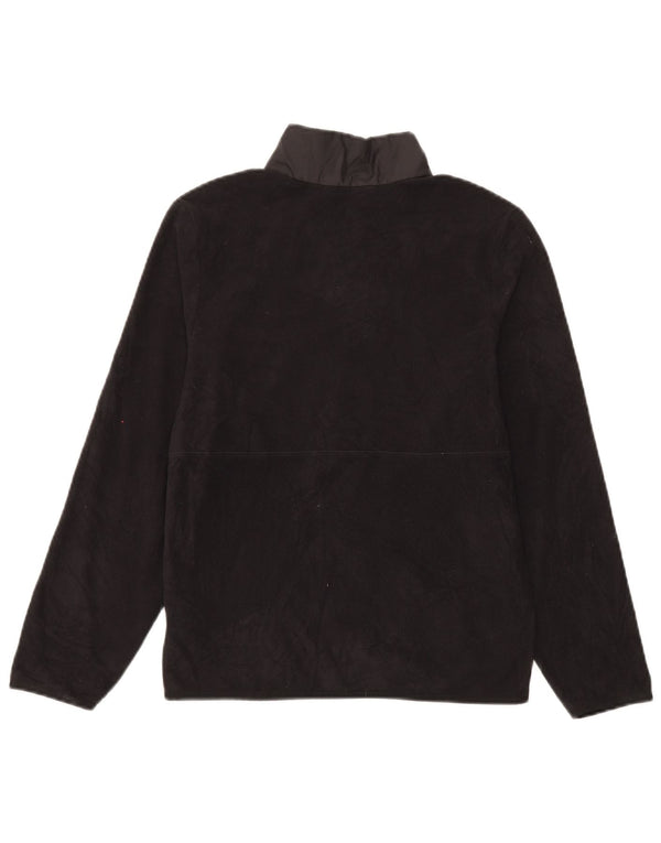 The North Face Girls Zip Neck Fleece Jumper 11-12 År Stor Sort